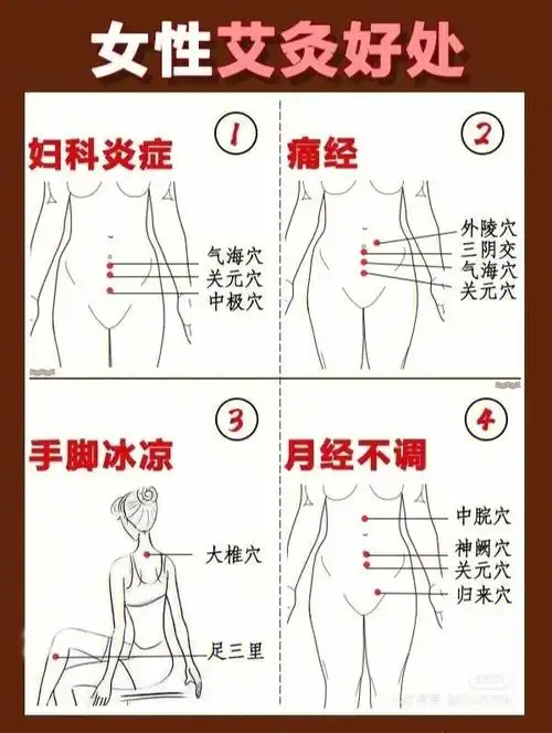 女性经常艾灸对身体有哪些好处