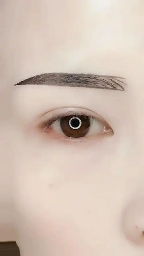 新手日常一字眉型