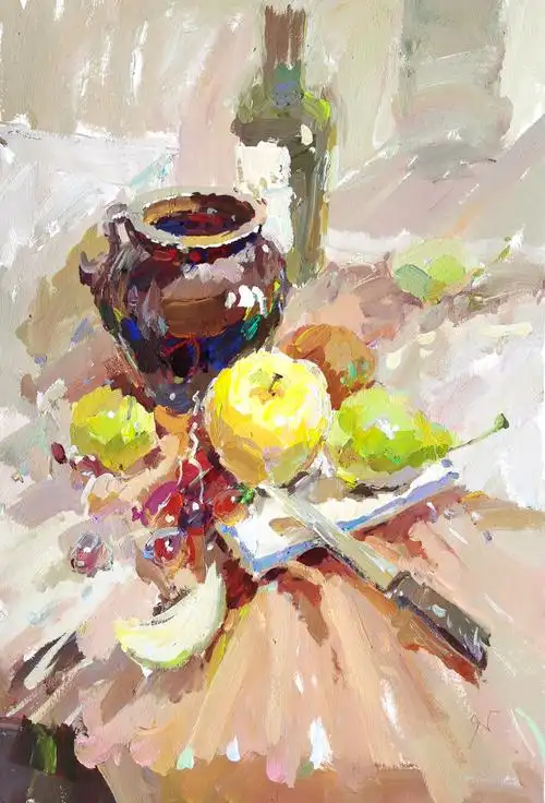 静待东风———18美术班水粉静物作业