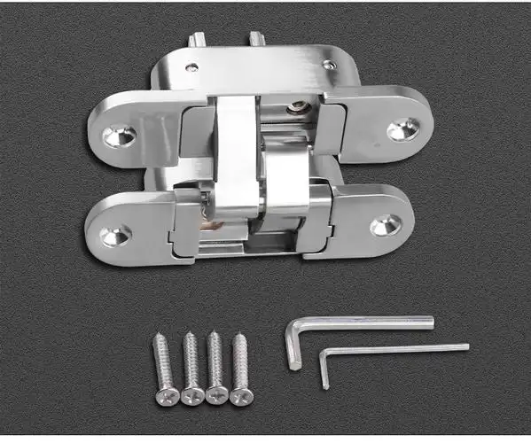 荐 折叠门隐藏合页 隐形门三维可调合页 外开式隐形门铰链
