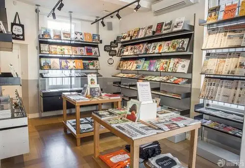 小型书店店面设计效果图片
