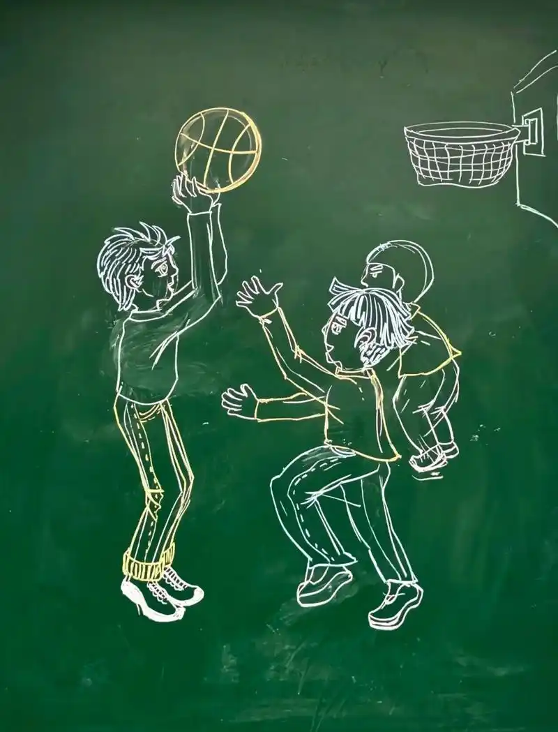 人美美术四年级下册《放学了》 这是我个人的随堂课,没有制作板书设计