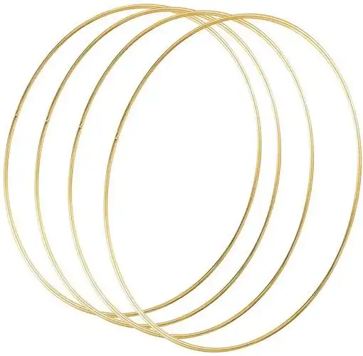 金属铁圈花环装饰捕梦网风铃圆圈花环大圆圈加焊大铁圈圆环大铁环