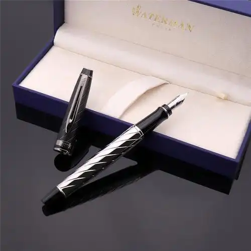 威迪文waterman钢笔expert系列炫黑墨水笔学生商务办公文具