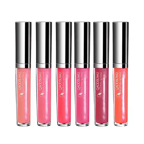 巧迪尚惠qdsuh粉嘟嘟唇彩01柔粉色唇釉不易掉色学生女咬唇妆水晶唇蜜