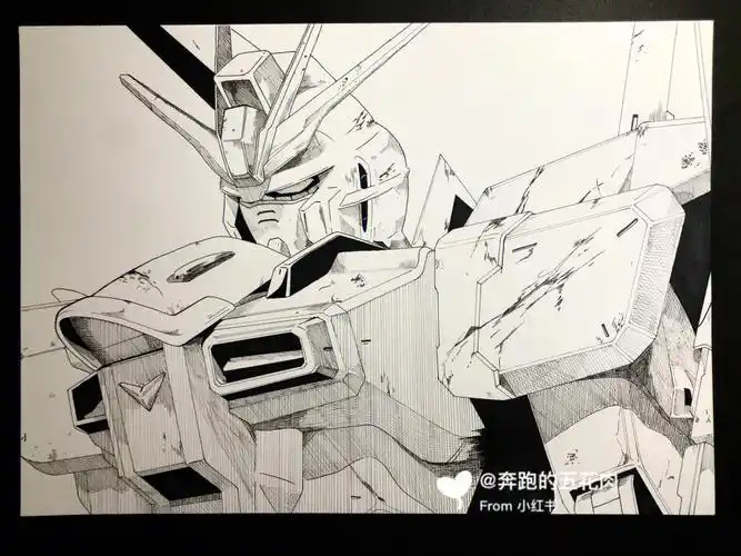 手绘机动战士高达seed
