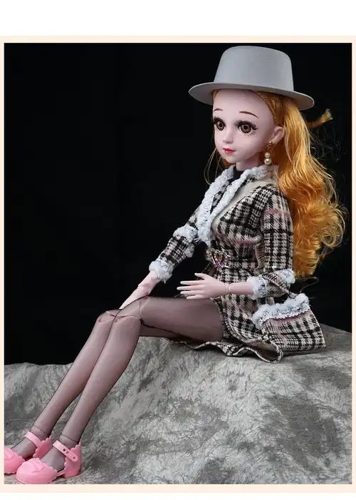 芭比娃娃超大60厘米笑怡芭比娃娃小女孩玩具生日礼物换装洋娃娃大礼盒