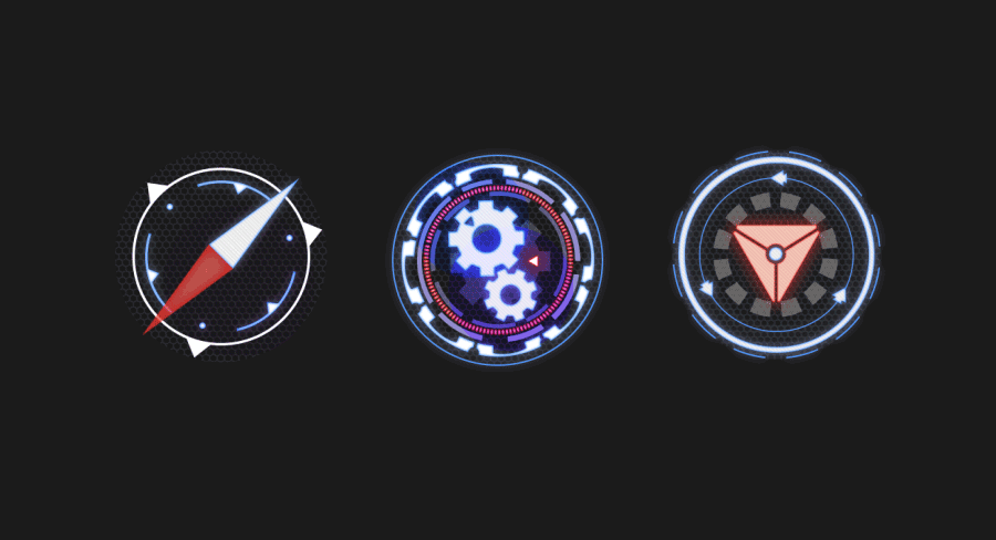 科幻手机主题future has arrived及输入法皮肤优化版(.psd)(.gif)