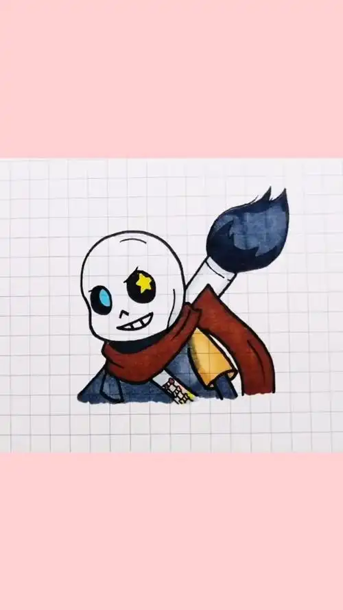 #简笔画#传说之下,是你的inksans吗