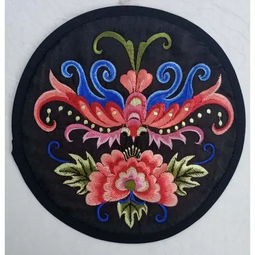 少数少数民族民族风服饰辅料配件绣片机绣刺绣手工苗族织锦