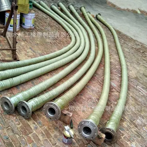 矿山专用钢丝橡胶管泵配套输水黑色橡胶软管法兰连接污水排放