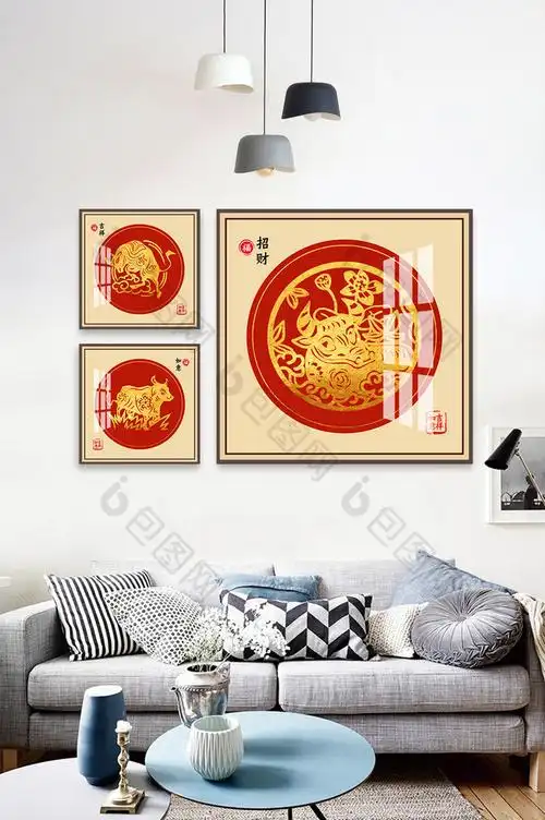 有哪些新年装饰画会让家充满过年的气氛?