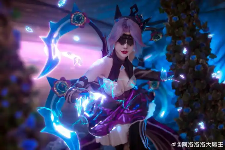 英雄联盟 蜘蛛女皇伊莉丝.幽暗玫瑰@阿洛洛洛大魔王 cosplay-第5张