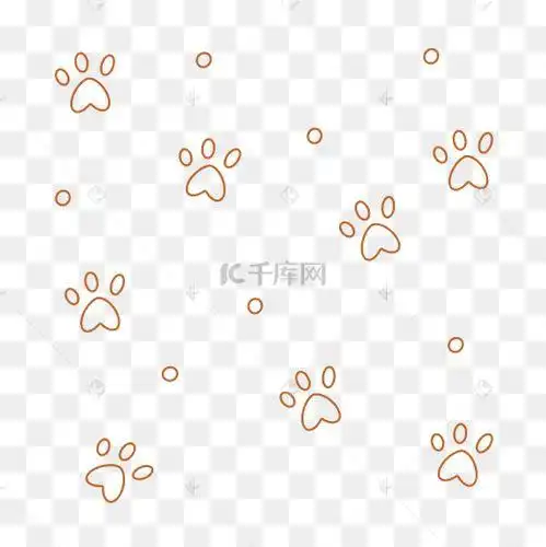 猫爪印简脚印的简笔画猫咪小爪印简笔画简笔画猫脚印猫爪画法可爱小猫