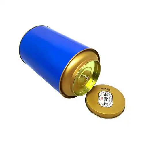 茶叶铁罐定制双层盖凸盖茶叶罐Ⅲ