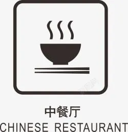 中餐厅地铁标识大全矢量图图标