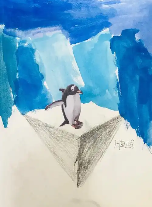 2020.6.7周日下午.金凤路.创意素描班《冰川上的探戈》