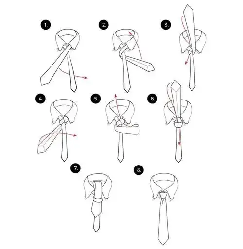 被视为男性珠宝的领带,可不能和红领巾混为一谈_打法