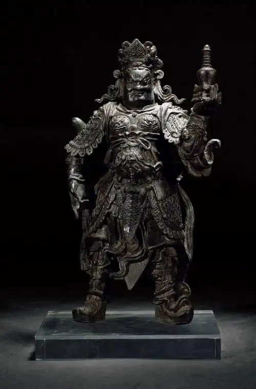 0755明铜托塔天王像