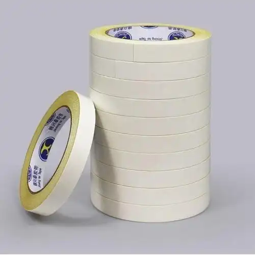 90毫米宽长20米1卷1筒黄油绣花双面胶普通双面胶带高粘强力无痕超薄超