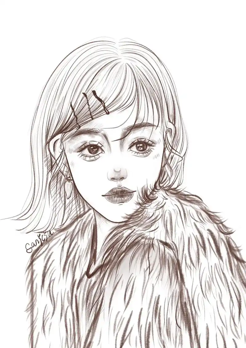 ipad绘画练习.#procreate绘画 #画画练习打卡  - 抖音