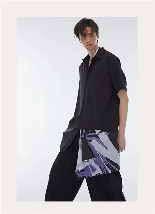 herbel黑白男装2020夏季新款搭配后浪男孩做你想做