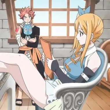 《妖精的尾巴》露西 x 纳兹 x 哈比一家三口头像