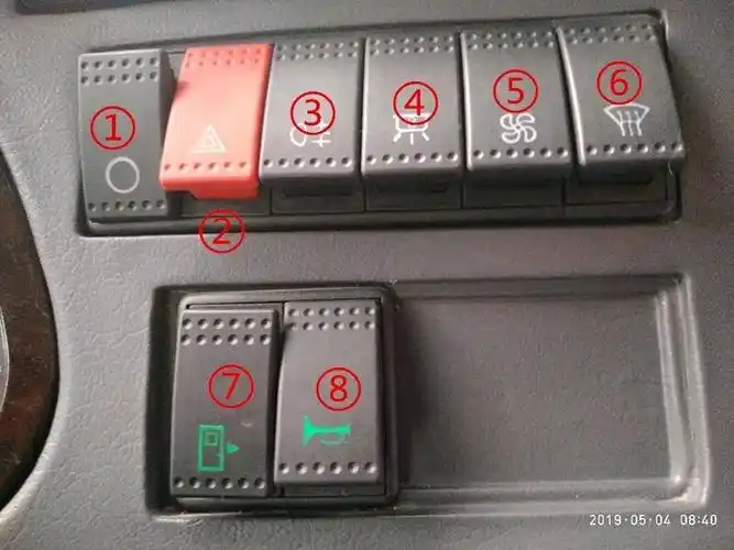 少林厢式货车功能键简要说明