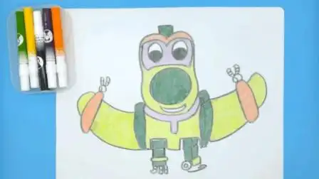 童画课堂儿童学画画卡通画简笔画动漫涂鸦