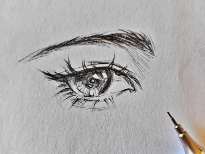 绘画技巧分享 | 铅笔素描眼睛绘制过程