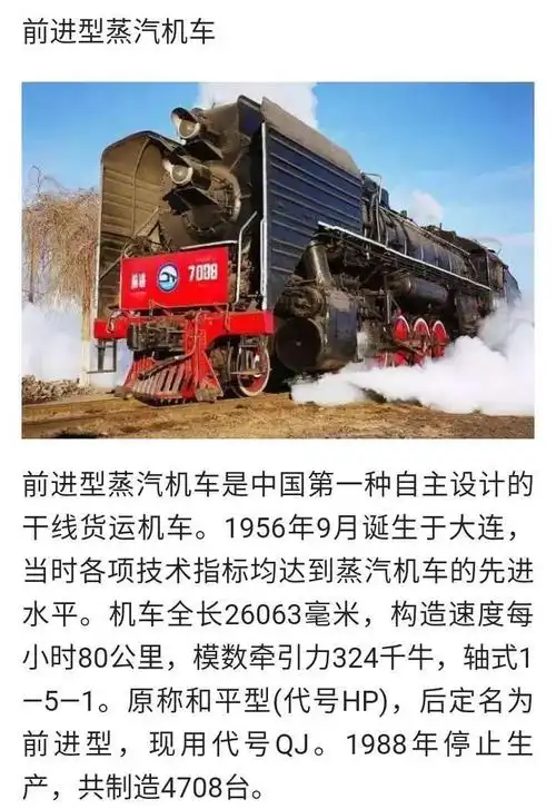 中国火车发展史