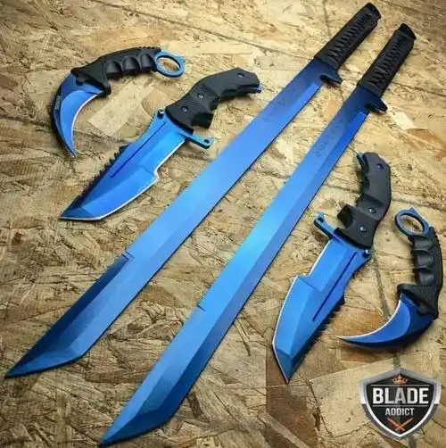 冷兵器的炫色魅力写真特种部队专用战术匕首