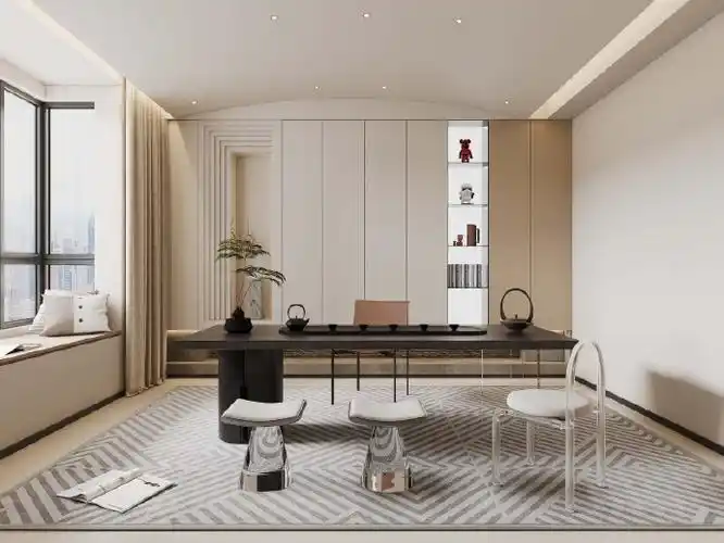 现代简约~"简约之美,诠释现代生活的精致与宁静"#别墅设计##室内设计