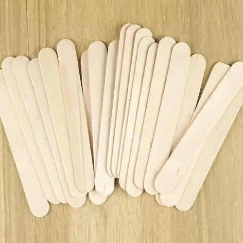 超宽原木雪糕棒20根 童年智造 冰棍棒木条 儿童diy手工模型材料