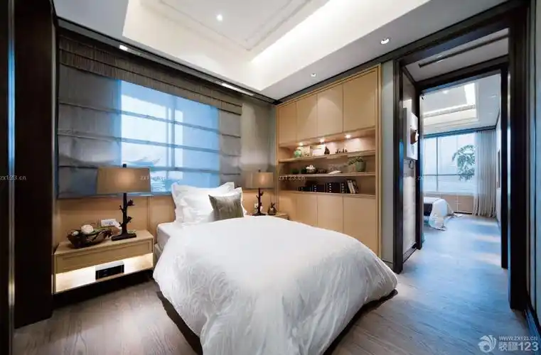 十平米小卧室布局实景图_设计456装修效果图