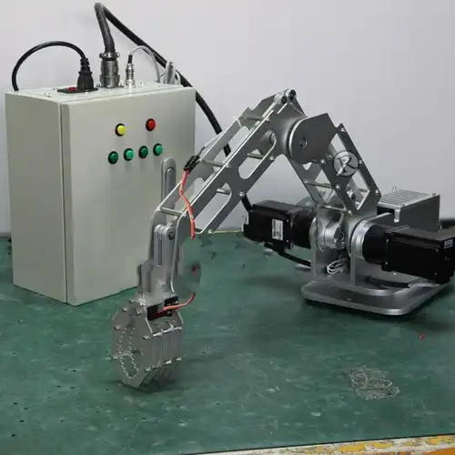 智能桌面机器人机械臂工业机械手爪子负重4kg编程控制小型3轴搬运教学