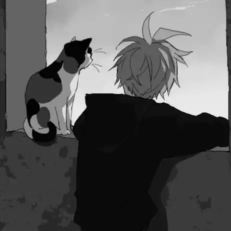 什么时候你深刻的感受到深深的孤独-意境黑白二次元头像