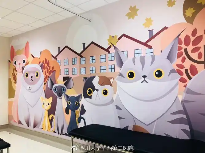 萌萌哒的科室墙绘