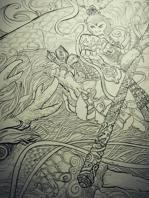 致敬美猴王|插画|商业插画|插画师串串 - 原创作品 - 站酷 (zcool)