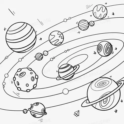 太空简笔画宇宙图案素材图片免费下载_png素材_编号z62i8g0er_图精灵