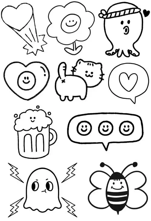 学生党收藏丨高清手帐贴纸打印素材 第二弹