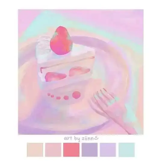 一组糖果配色.粉粉的#绘画素材 #二次元 #色彩教程 - 抖音