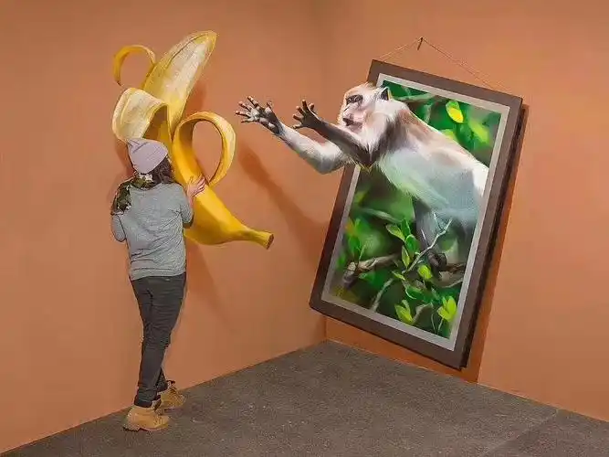 墙体彩绘互动3d创意彩绘