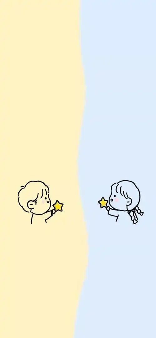 情侣微信背景图,情侣聊天背景图片动漫,聊天背景图情侣专用一人一半