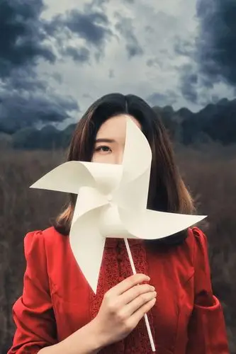 创意环境人像摄影作品欣赏 who has seen the wind