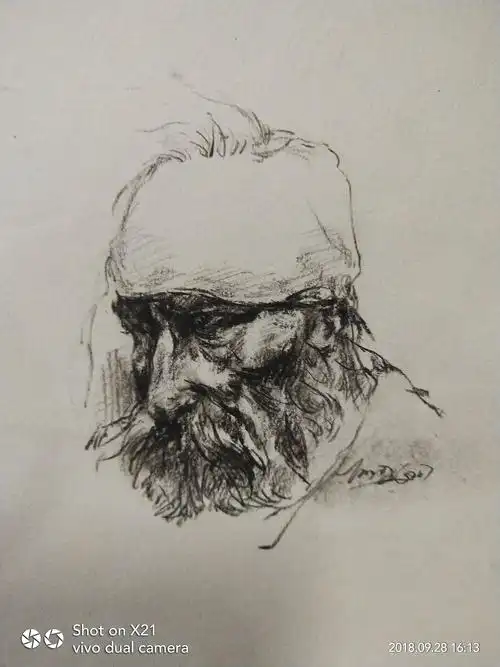 《康勃夫》临摹