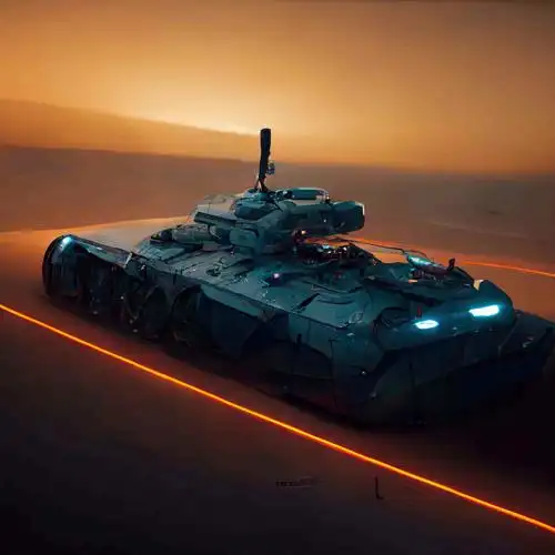 ai绘画军事专辑未来概念战车