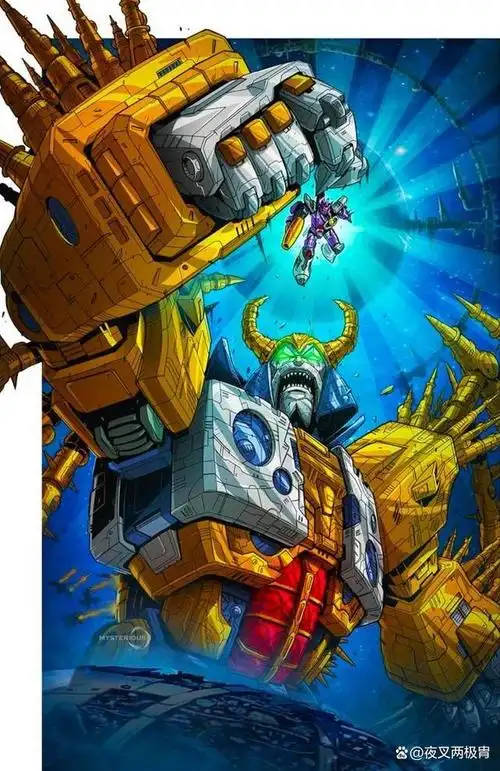 在1986年变形金刚是动画电影中,出现了史上最大的变形机器人——星球