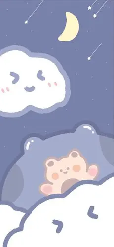 锁屏壁纸 聊天背景图可爱少女的