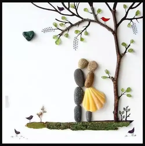 工具/材料石头,丙稀颜料,画笔操作方法清洗画鹅卵石画之前,要把鹅卵石